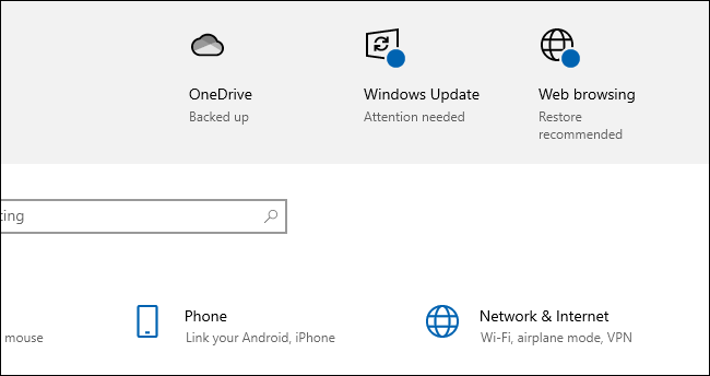 Windows 10的设置应用程序确实推动了Microsoft Edge